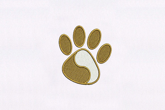 Brown White Animal Paw Review