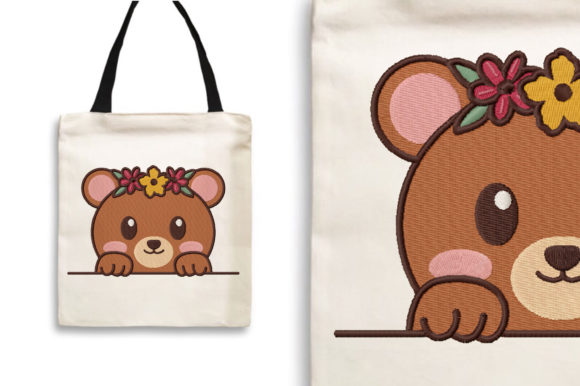 Cute Bear with Flower Crown Review