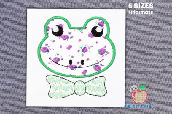 Frog Boy with Bow Applique for Kids Review