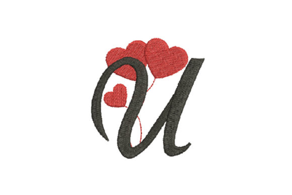 Heart Alphabet Letter U Review for Boutique Apparel