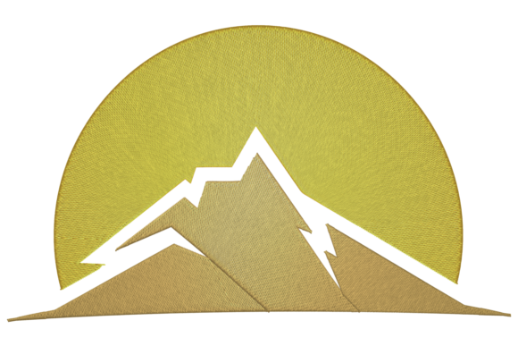 Mountain and Sun Landscape Embroidery Review