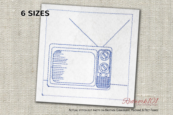 Retro Old Televisions: A Seasonal Embroidery Review