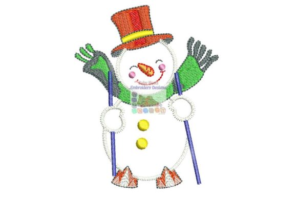 Snowman Ski Cross Country: A Designer's Review for Handmade Gifts